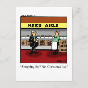 Funny Christmas Humour Postcard