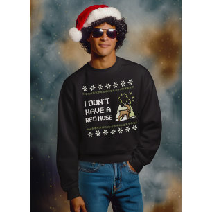 Funny Christmas Humour  Reindeer Sweatshirt