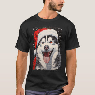 Funny Christmas Husky T-Shirt