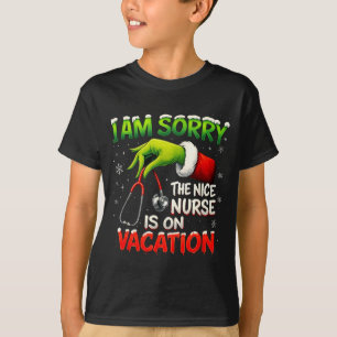 Funny Christmas I Am Sorry The Niche Nurse Santa H T-Shirt