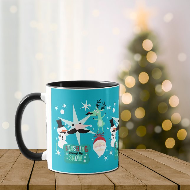 Funny Christmas Images Moustache Mug (Creator Uploaded)