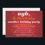 Funny Christmas In July Holiday Party Invitation<br><div class="desc">Celebrate Christmas or Christmas in July with this funny and humourous holiday party invitation. Text and images are customisable; you can adapt the template to any other event or holiday ♥. Customise the template with your event details, and order your invitations and party supplies now. If you need any help...</div>