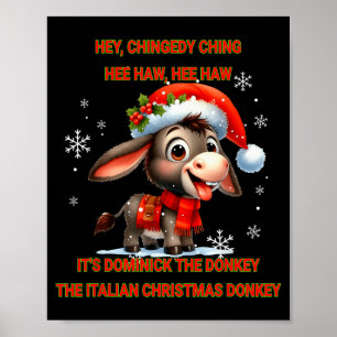 Funny Christmas Italian Christmas Dominick The Poster