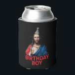 Funny Christmas Jesus Birthday Boy  Can Cooler<br><div class="desc">Funny Christmas Jesus Birthday Boy</div>