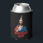 Funny Christmas Jesus Birthday Boy  Can Cooler<br><div class="desc">Funny Christmas Jesus Birthday Boy</div>