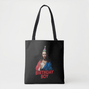 Funny Christmas Jesus Birthday Boy Tote Bag