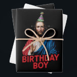 Funny Christmas Jesus Birthday Boy  Wrapping Paper Sheet<br><div class="desc">Funny Christmas Jesus Birthday Boy</div>