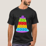 Funny Christmas Jingle Bell Graphic Pop It Toy T-Shirt<br><div class="desc">Funny Christmas Jingle Bell Graphic Pop It Toy Xmas Lights Shirt. Perfect gift for your dad,  mum,  papa,  men,  women,  friend and family members on Thanksgiving Day,  Christmas Day,  Mothers Day,  Fathers Day,  4th of July,  1776 Independent day,  Veterans Day,  Halloween Day,  Patrick's Day</div>