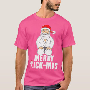 Funny Christmas Judo Santa Merry Kickmas For Judo T-Shirt