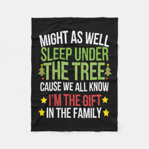 Funny Christmas Kids Christmas Pyjamas  Fleece Blanket