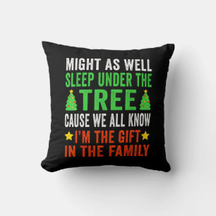 Funny Christmas Kids Christmas Pyjamas Girls Boys Cushion