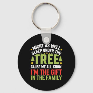 Funny Christmas Kids Mens Christmas Pyjamas Women  Key Ring