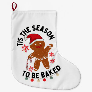 Funny christmas large christmas stocking
