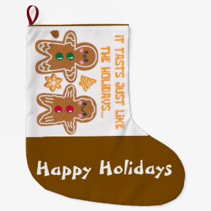 Funny christmas large christmas stocking