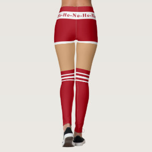 Funny Christmas Leggings Mrs Santa Claus