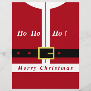 Funny Christmas Letterhead Santa Claus Gift
