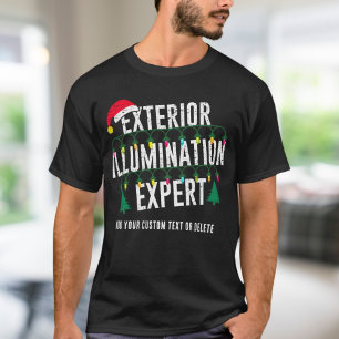 Funny Christmas Lights Exterior Illumination T-Shirt