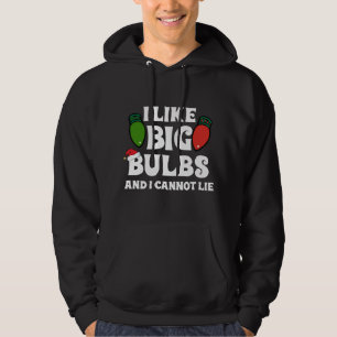 Funny Christmas Lights I like Big Bulbs Matching F Hoodie