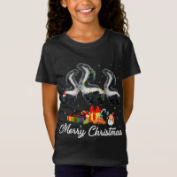 Funny Christmas Lights Xmas Pajama Skunk Animals L