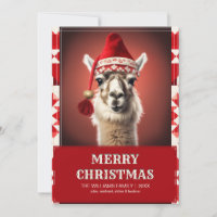 Funny Christmas Llama