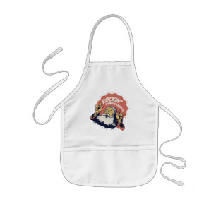 Funny Christmas Meme 2020 Rockin Santa Kids Apron