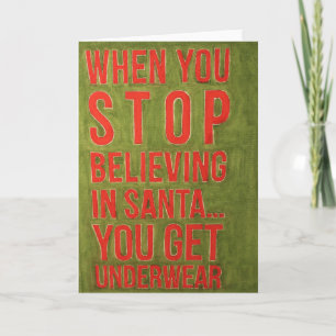 Funny Christmas Message Greeting Card! Card