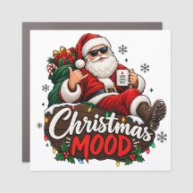 Funny Christmas Mood Santa Holiday Gift Graphic