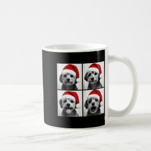 Funny Christmas Morkie Santa Dog Lover Photo Booth Coffee Mug