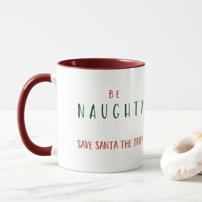 Funny Christmas Mug (With Donut)