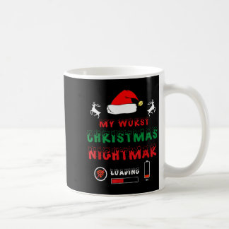 Funny Christmas My Worst For Gamers Coffee Mug
