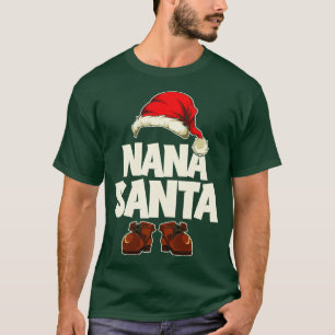 Funny Christmas Nana Santa T-Shirt