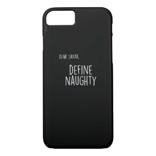 Funny Christmas Naughty Nice Santa Checklist  Case-Mate iPhone Case