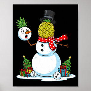 Funny Christmas Ne Snowman Xmas Mens Womens Kids  Poster