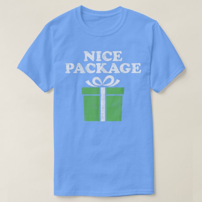 Funny Christmas Nice Package Retro Ugly Party Adul T-Shirt (Design Front)