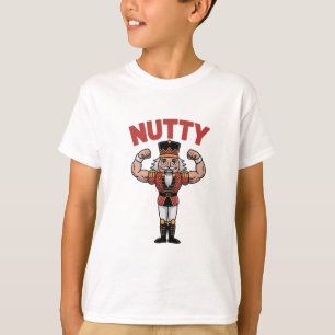 Funny Christmas Nutcracker Nuty Natural Fitness  T-Shirt