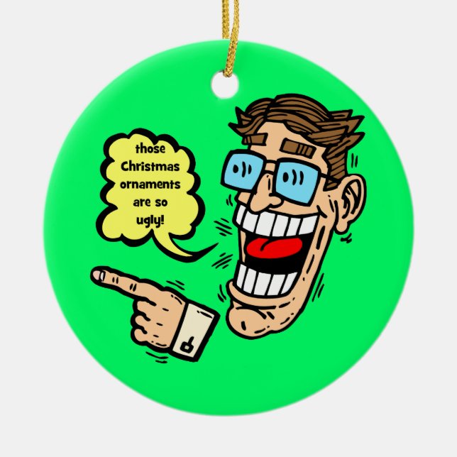 funny Christmas ornament (Front)