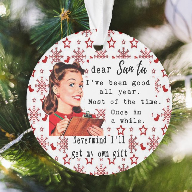 Funny Christmas Ornament Best Friend Dear Santa (Creator Uploaded)