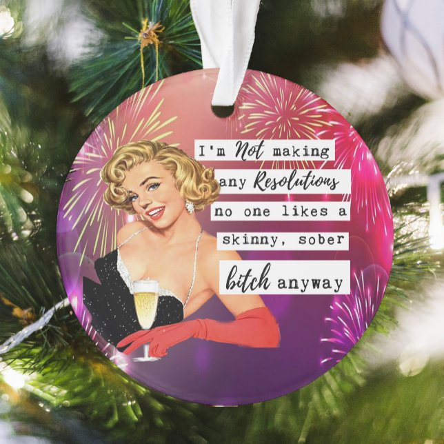 Funny Christmas Ornament For Her Friend Sassy (Creator Uploaded)