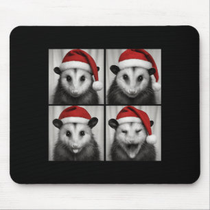 Funny Christmas Ossum Santa Photo Booth  Mouse Pad