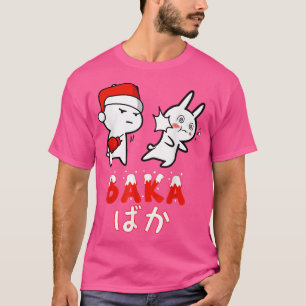 Funny Christmas Pajama, Anime Baka Idiot Rabbit Bu T-Shirt