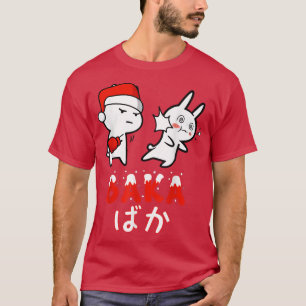 Funny Christmas Pajama, Anime Baka Idiot Rabbit Bu T-Shirt