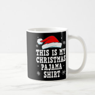 Funny Christmas Pajama Pj Outfit Mens Womens  Coffee Mug