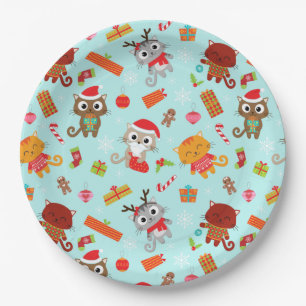 Funny Christmas Paper Plate