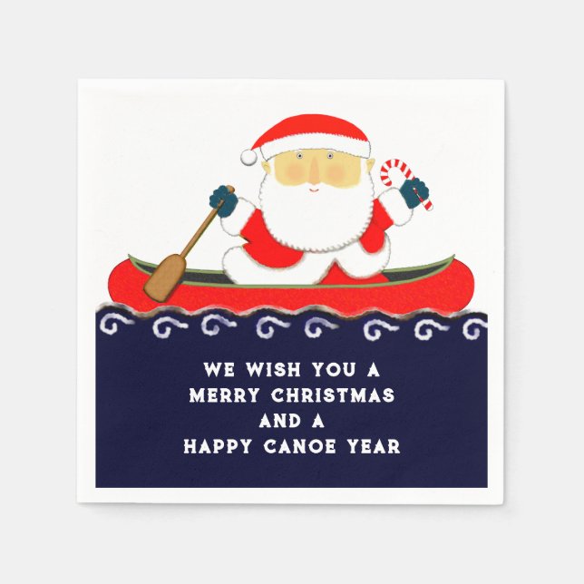 Funny Christmas Party Napkin (Front)
