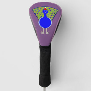 Funny Christmas Peacock Golf Head Cover