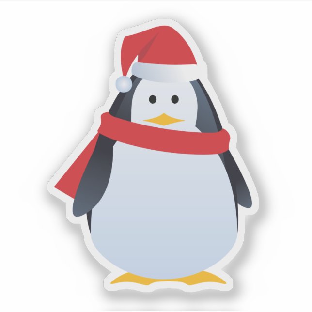Funny Christmas Penguin (Front)