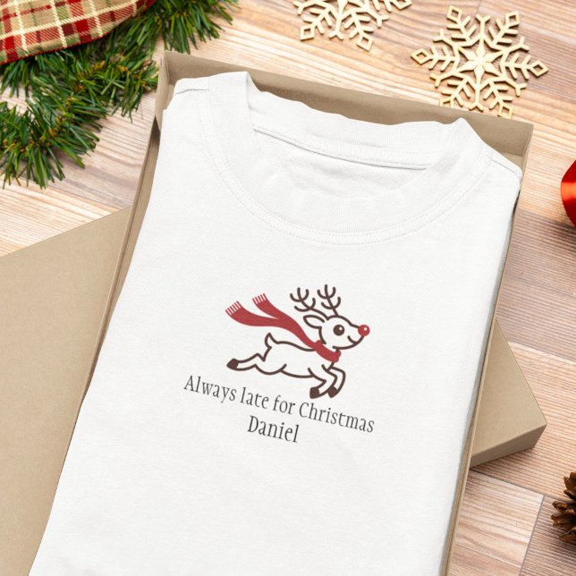 Funny Christmas Personalised Family Tri-Blend Shirt (Creator Uploaded)