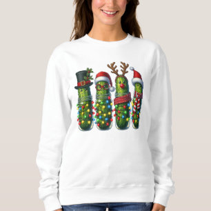 Funny Christmas Pickle  Sweatshirt