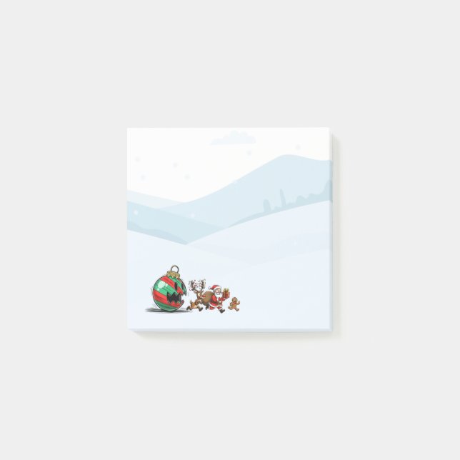 Funny Christmas Post-It Notes | Santa Notes (Front)