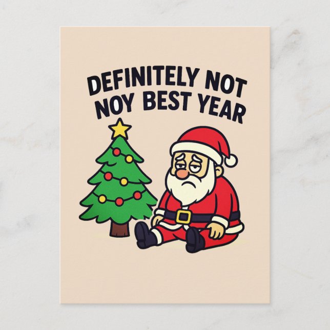 funny Christmas Postcard (Front)
